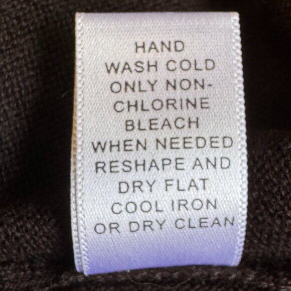 Banana Republic Silk Cashmere Luxury Blend Men's V Neck Sweater Classic Brown XL - Picture 6 of 8